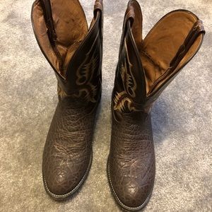 Tony Lama CT2032 Shrunken Shoulder Stockman Boots